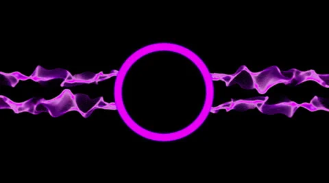Ring Logo Violet Stock Footage 25529386