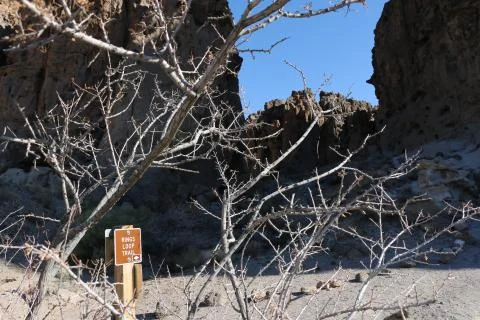 Ring Loop Trail, Mojave National Preserve, California Stock Photos