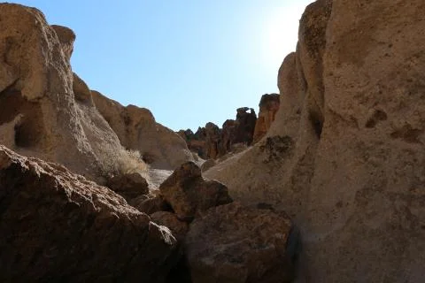 Ring Loop Trail, Mojave National Preserve, California Stock Photos