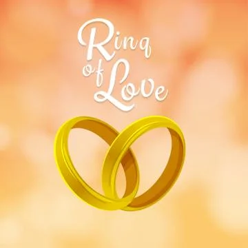 Ring of love Stock Illustration