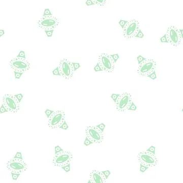 Ring with magic diamond glyph vector seamless pattern Illustrazione stock