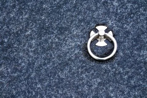 Ring on marble gravestone Stock Photos