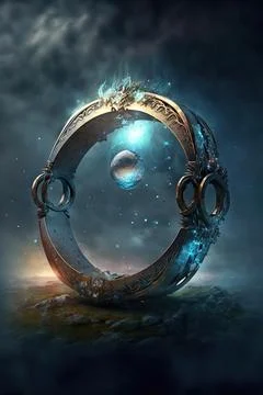 Ring of mind shielding Stock Illustration