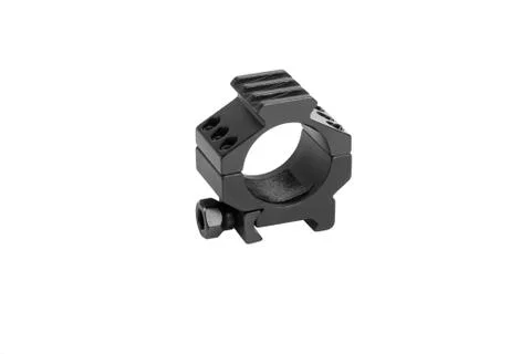 Ring for mounting a riflescope Stock Photos