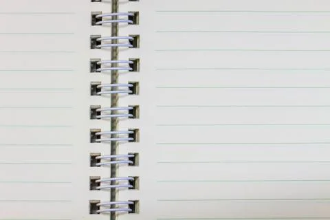 Ring notebook  blank on white background 스톡 사진