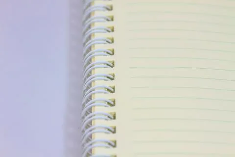 Ring notebook  blank on white background Stock Photos