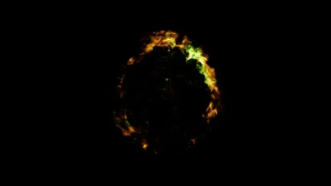 Ring particles circles01 Vídeo Stock 342143938