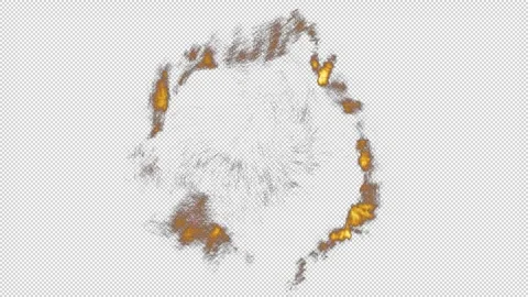 Ring particles circles02 Stock Footage 335054900