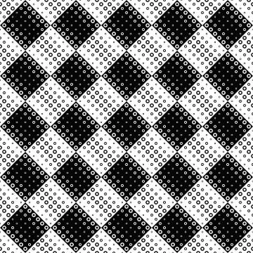 Ring pattern background - abstract monochrome vector graphic Stock Illustration