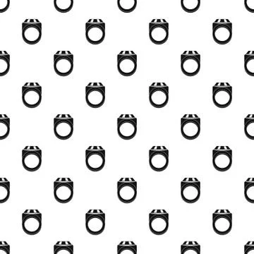 Ring pattern Illustrazione stock