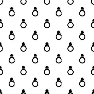 Ring pattern seamless Stock Illustration
