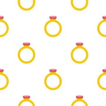 Ring pattern seamless Stock Illustration