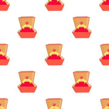Ring pattern seamless vector Stock Illustration