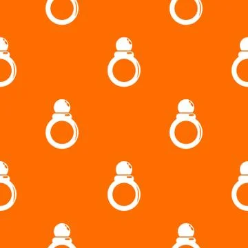 Ring pattern vector orange Stock Illustration