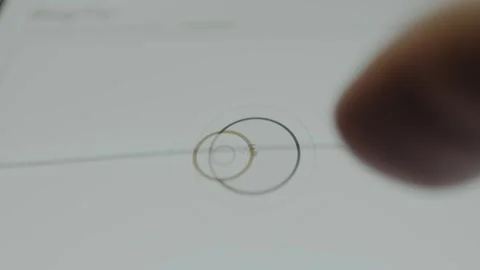 Ring Pay method, person drags the ring to terminal. Ring detected, payment Stock Footage 332511323
