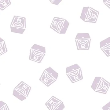 Ring for propose marry glyph vector seamless pattern Stock Illustration