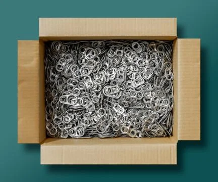 Ring pull can opener Stock Photos