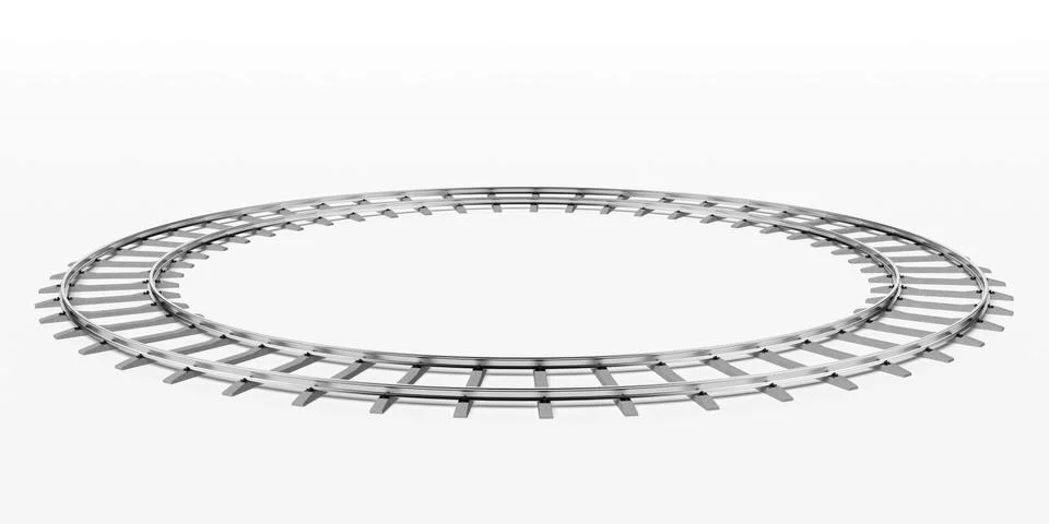 Ring railway Stock Illustration
