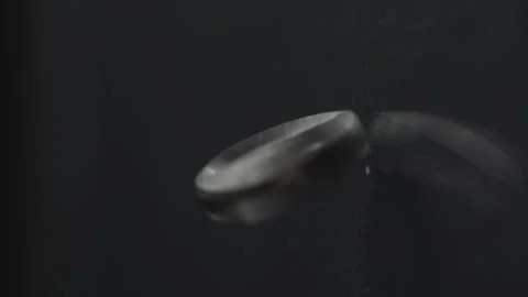 Ring rotating slow motion in studio Stock Footage 278296392