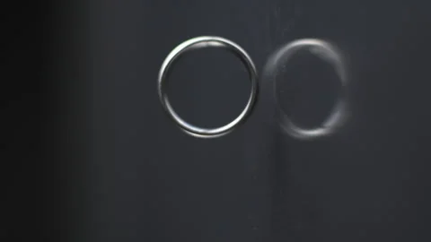 Ring rotating slow motion in studio Stock Footage 278296409