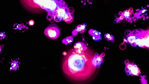 Ring shape Particle Animation Motion Graphics Video stock 194930413