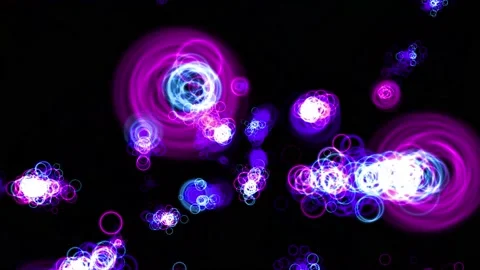 Ring shape Particle Animation Motion Graphics Video stock 194930755