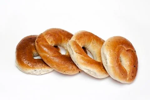 Ring-shaped rolls Stock Photos