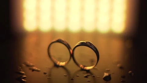 Ring shoot wedding 스톡 동영상 294708190