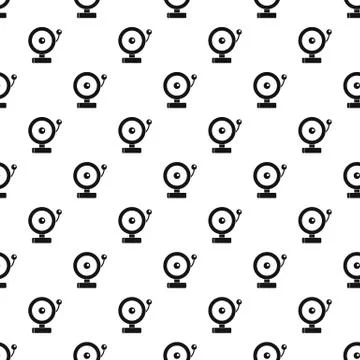 Ring sirena pattern seamless vector Stockillustratie