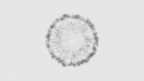 Ring Smoke Shockwave Video stock 247010904