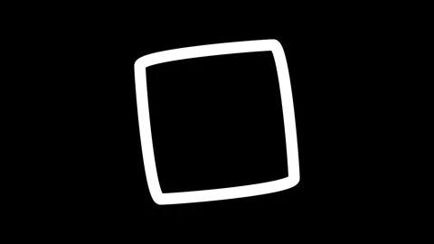 Ring to square and vise versa Stock Footage 300041164