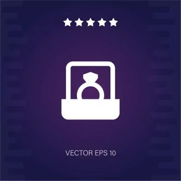 Ring vector icon Stock Illustration