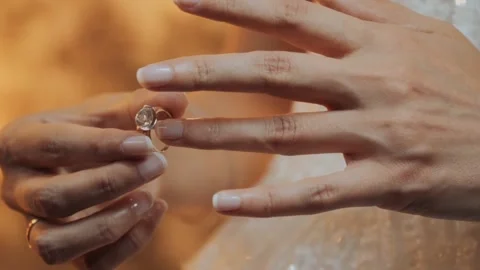Ring wedding Stock Footage 219614961