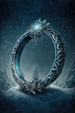 Ring of winter Stock Illustration