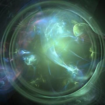 Ringed earth Stock Illustration