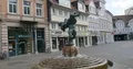 Ringerbrunnen statue and water fountain in Brunswick city center 4k or 4k+ Resolution