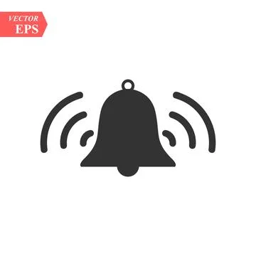 Ringing bell icon.bell Icon Vector. Art. eps. Image. logo.bell Icon Sign. Stock Illustration