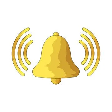 Ringing bell illustration Stock Illustration