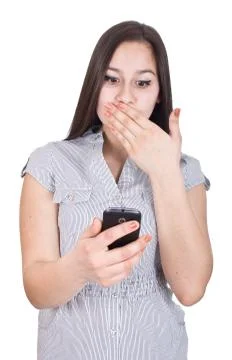 Ringing cell phone Stock Photos