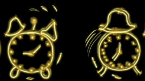 Ringing Clocks  Stock-Footage 262319