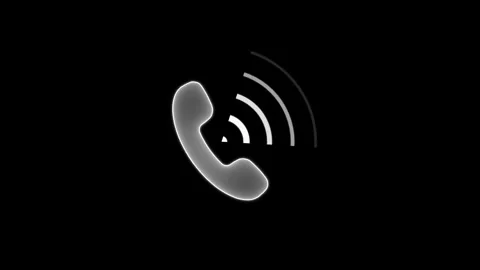 Ringing phone icon Ideas for Talking to Support to help resolve the problem Stock Footage 303069423