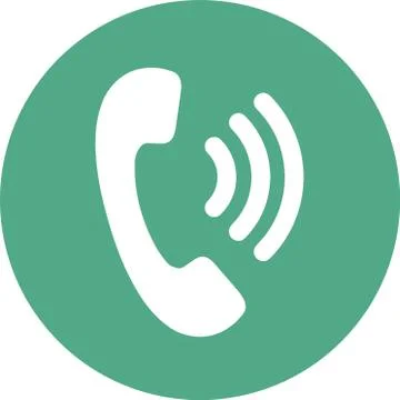 Ringing phone icon Ilustração Stock