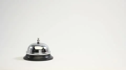 Ringing reception bell Stock-Footage 10740560