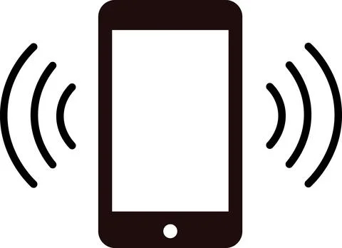Ringing smartphone Stock Illustration