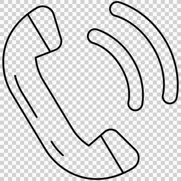 Ringing telephone Stock Illustration
