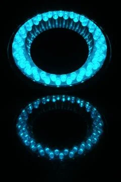 Ringlicht mit LEDs Stock Photos
