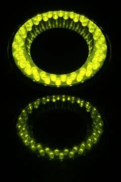 Ringlicht mit LEDs Stock Photos