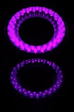 Ringlicht mit LEDs Stock Photos
