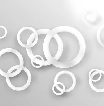 Rings background with shadow couple design Stock Illustration