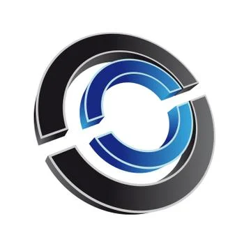 Rings cut Stock Illustration